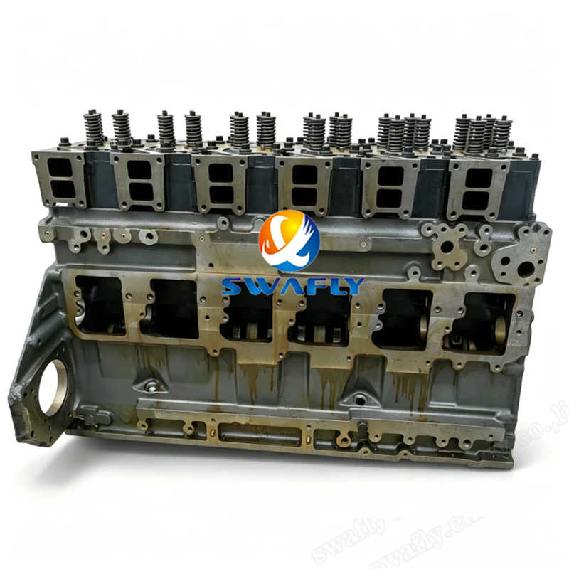 PC400 PC450 Ekskavator üçün Yeni Komatsu SAA6D125E-2 Uzun Bloklu Mühərrik Kompleksi